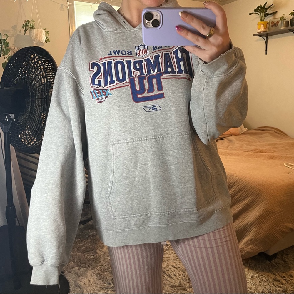 Vintage NY Giants Oversized Hoodie
